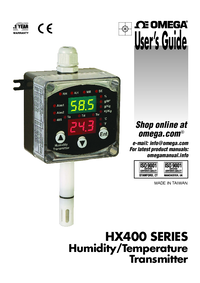 Thumbnail of document Manual - HX402W Temp. RH Signal Conditioner with LCD